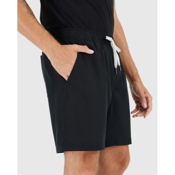 TRUE CLASSIC Black Active Quick Dry Shorts with Liner - Size Medium - Picture 8 of 8
